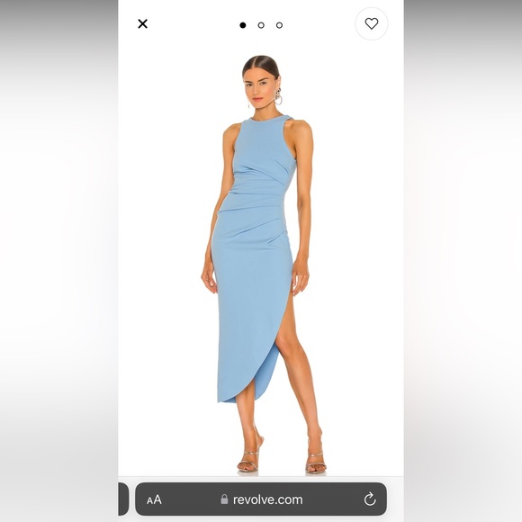 MISHA IDA Dress - POWDER BLUE- size XL - US size 10 (originally from revolve) - Picture 2 of 7